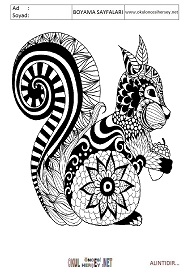 Zenteangle boyama sayfaları
